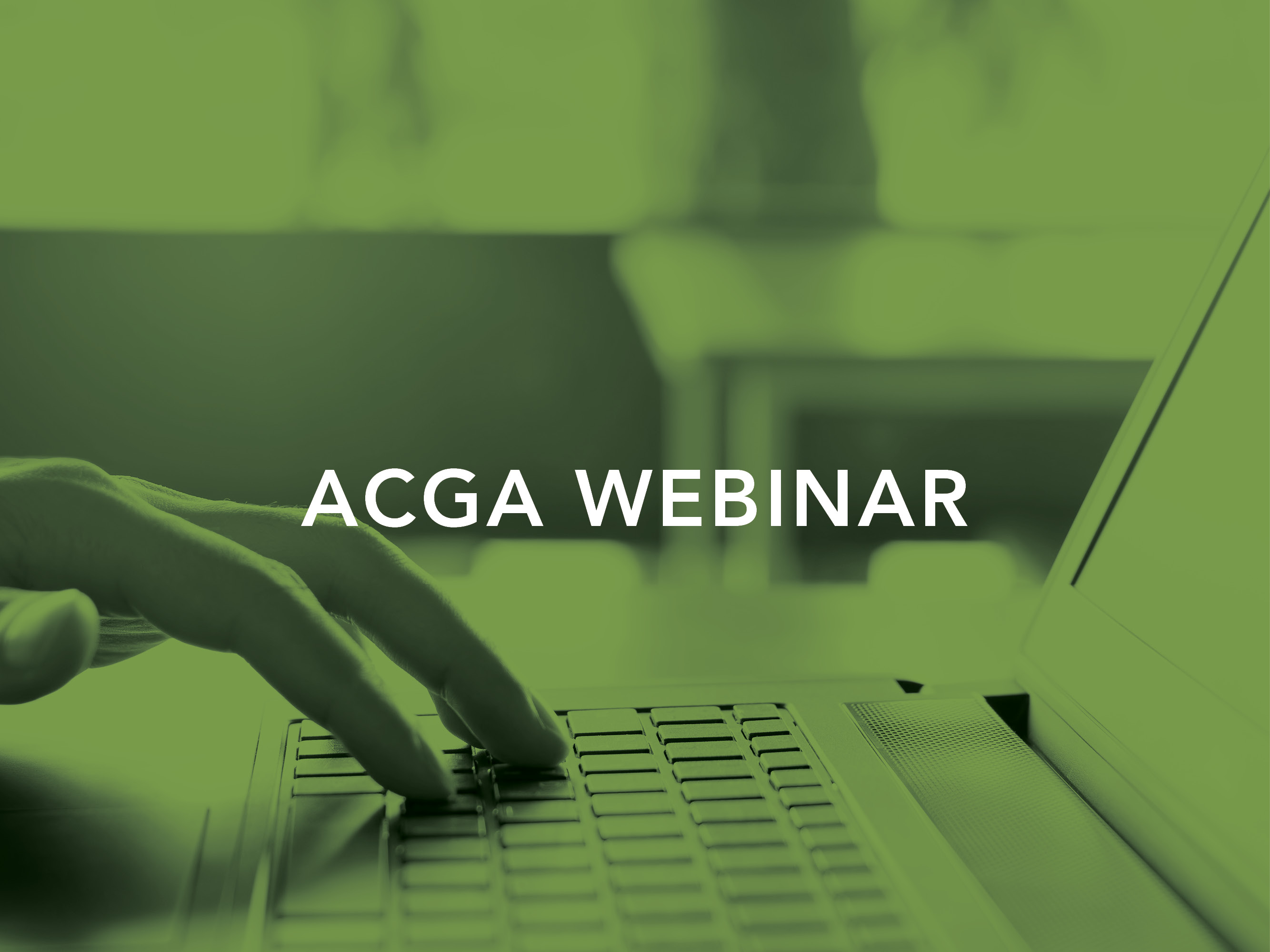 ACGA Webinar